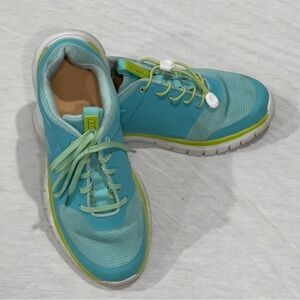ANODYNE S 7.5 Women's Sport Runner Anodyne-Teal Lime Diabetic Orthopedic Shoe